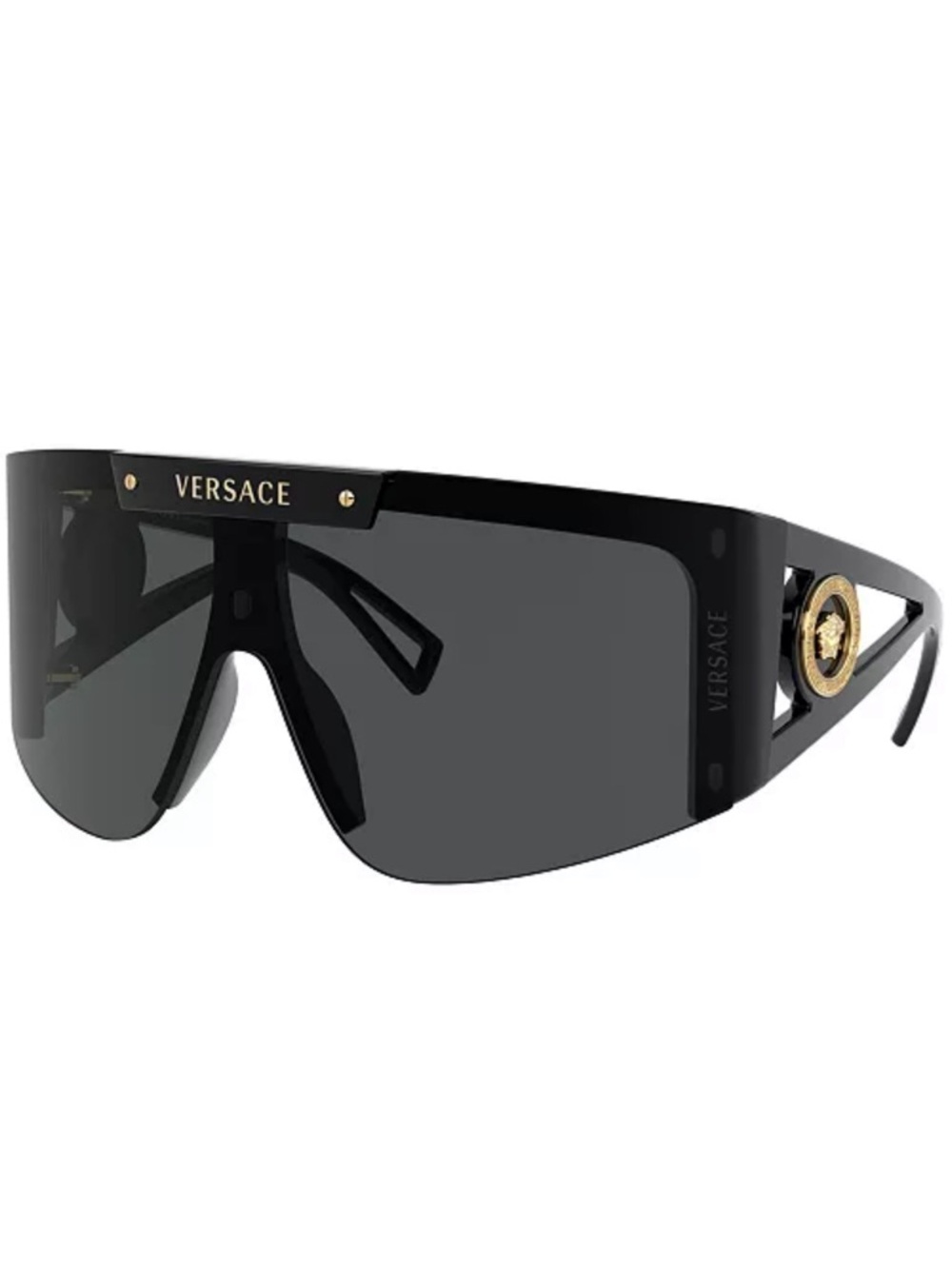 Versace Black Shield Sunglasses